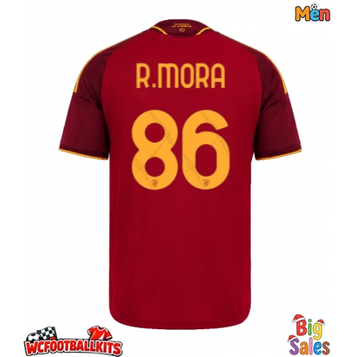 AS Roma Rodrigo Mora #86 Replica Home Stadium Shirt 2026-27 Short Sleeve